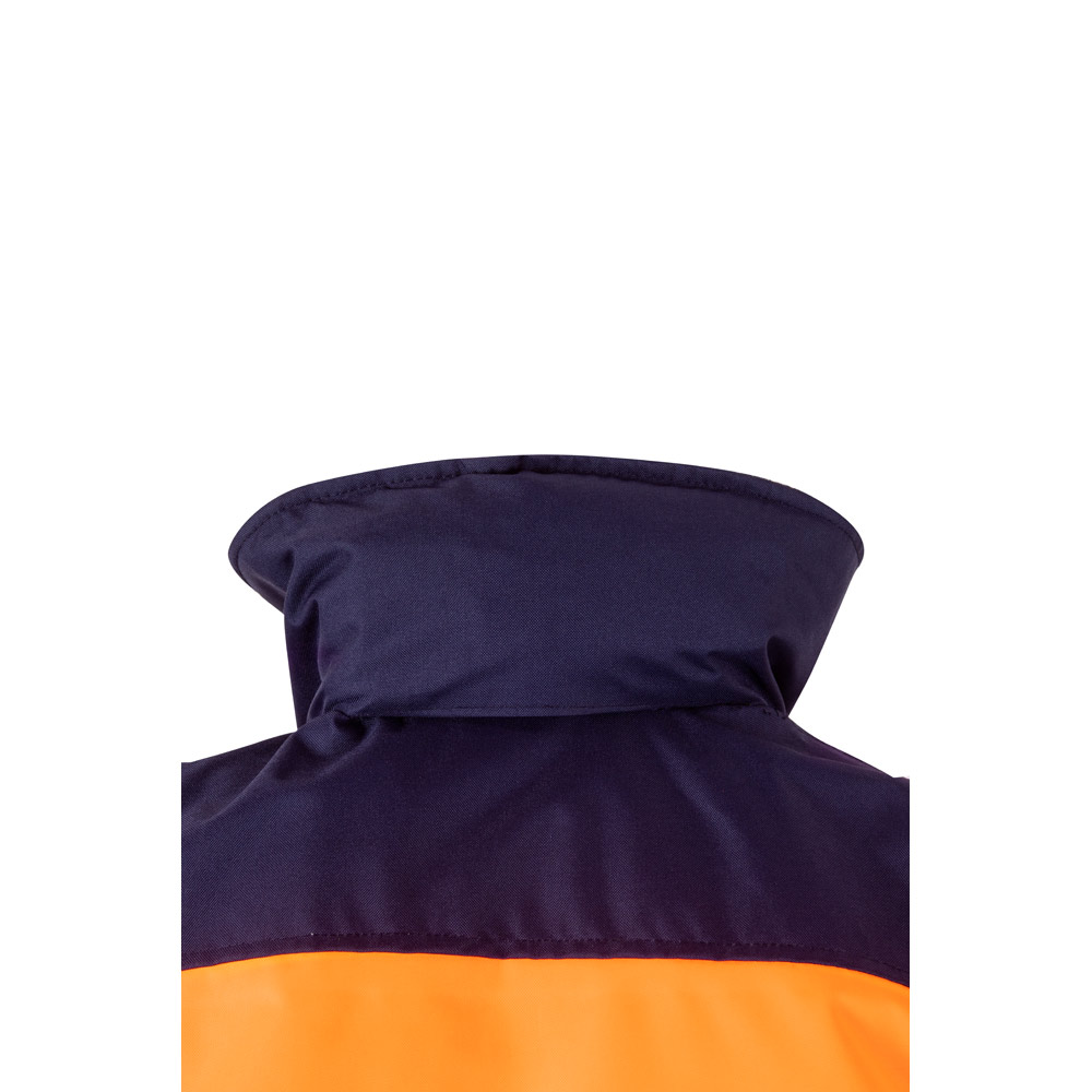 VL JUPITER. Two-tone padded jacket (180g/m²) in polyester (100%), with PU coating
