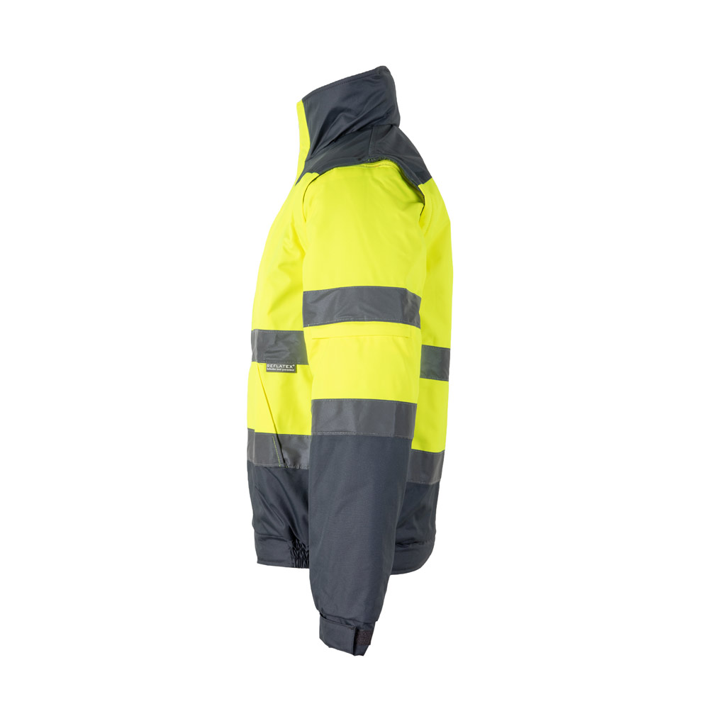 VL JUPITER LARGE. Two-tone padded jacket (180g/m²) in polyester (100%), with PU coating