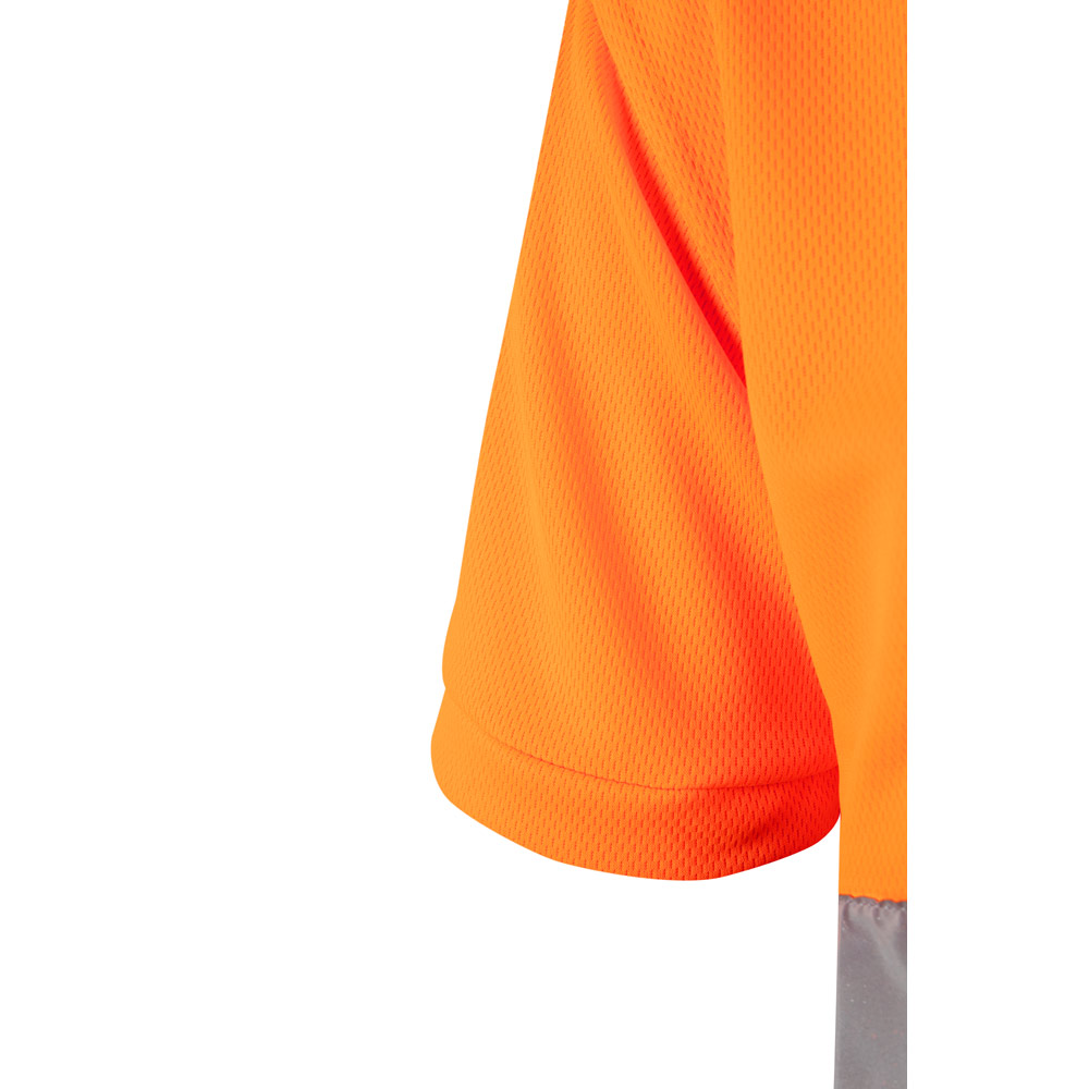 VL CUPID LARGE. Two-tone bird-eye polo shirt (160g/m²) with short sleeves, in polyester (100%)