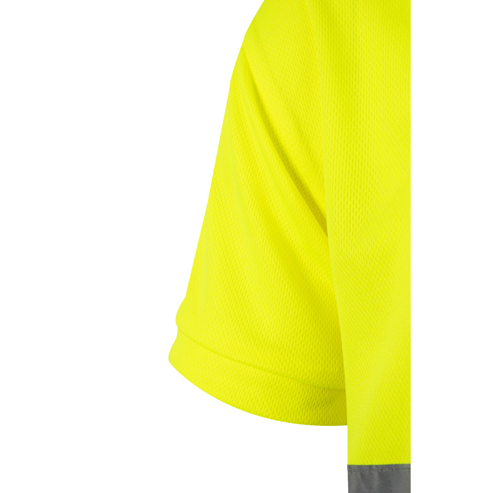 VL CUPID LARGE. Two-tone bird-eye polo shirt (160g/m²) with short sleeves, in polyester (100%)