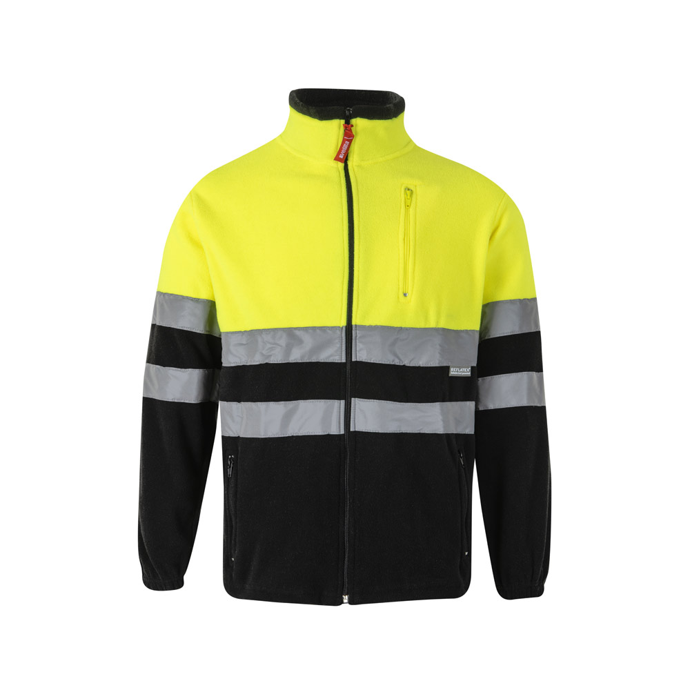 VL EROS. Two-tone fleece jacket (280g/m²), in polyester (100%)