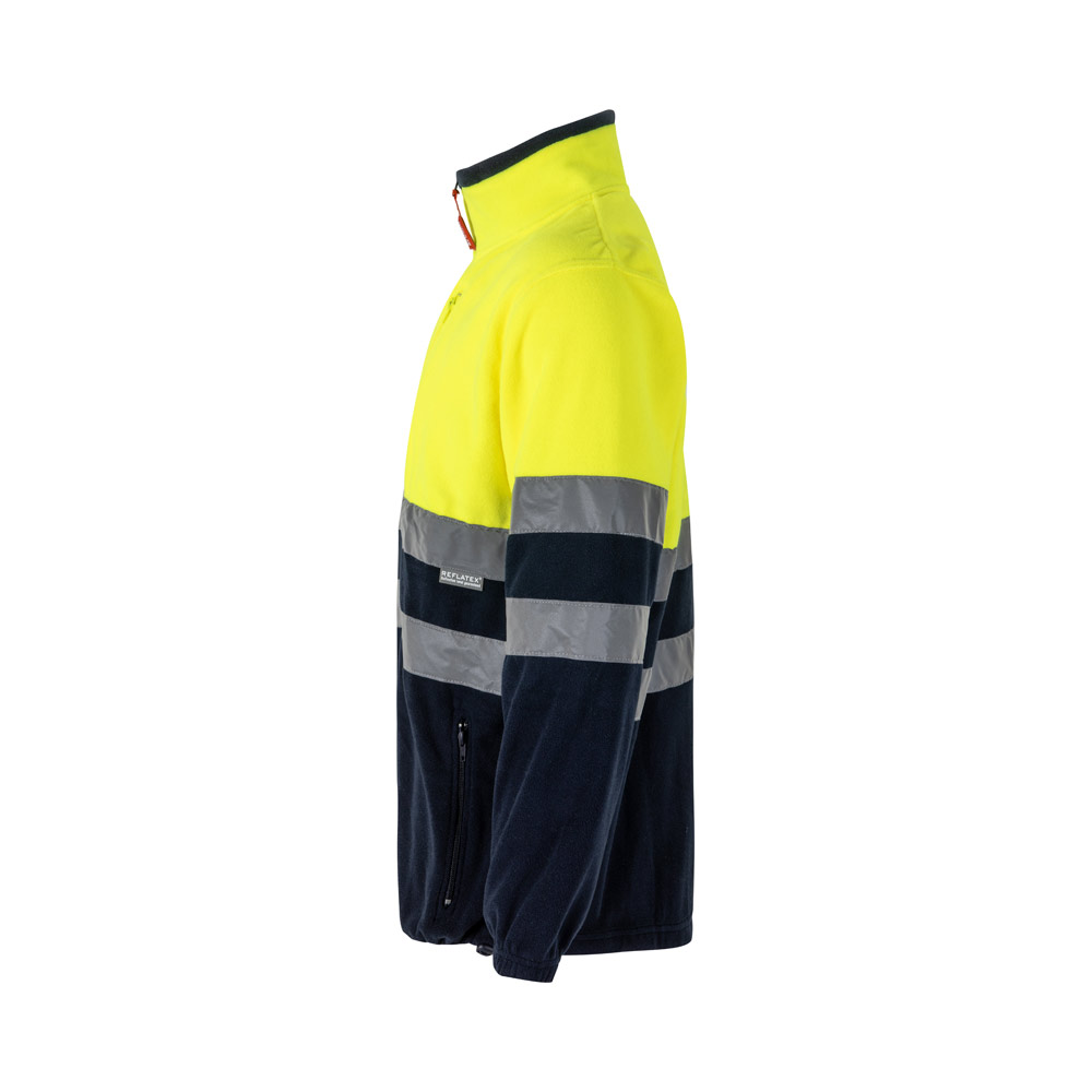 VL EROS. Two-tone fleece jacket (280g/m²), in polyester (100%)