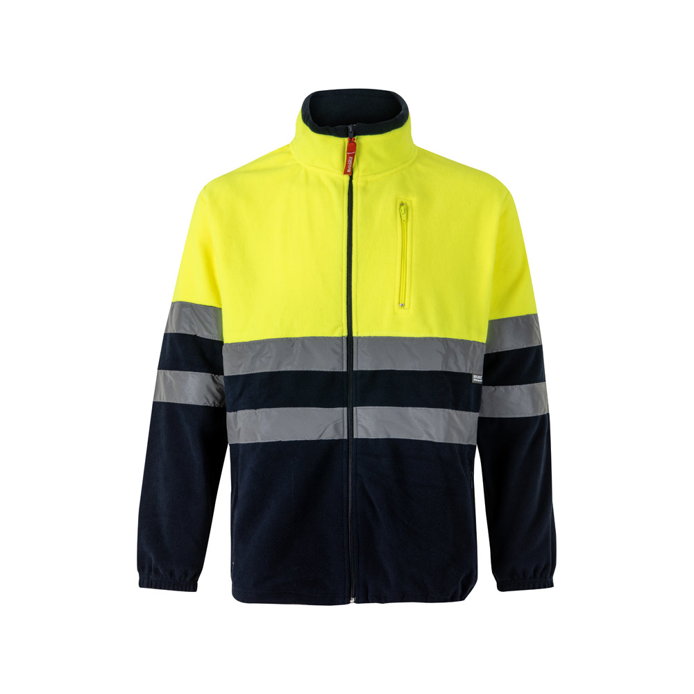 VL EROS. Two-tone fleece jacket (280g/m²), in polyester (100%)