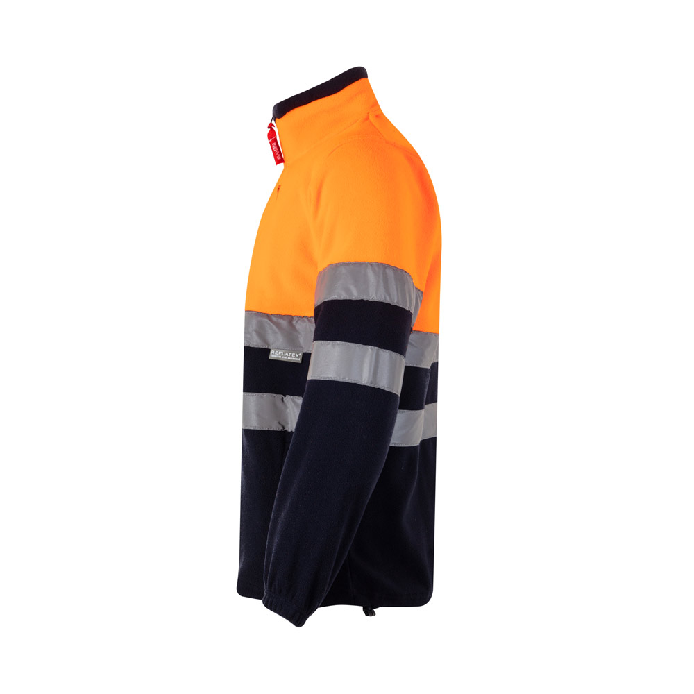 VL EROS. Two-tone fleece jacket (280g/m²), in polyester (100%)