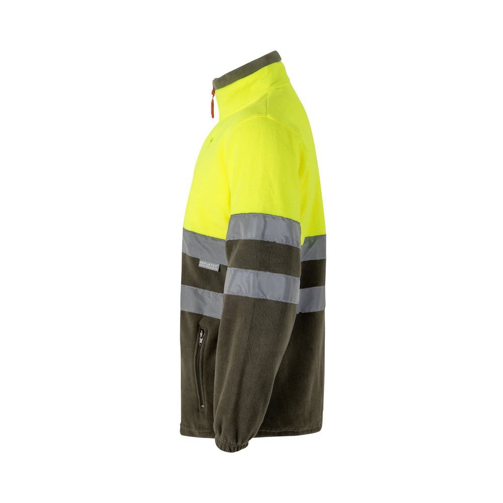 VL EROS. Two-tone fleece jacket (280g/m²), in polyester (100%)