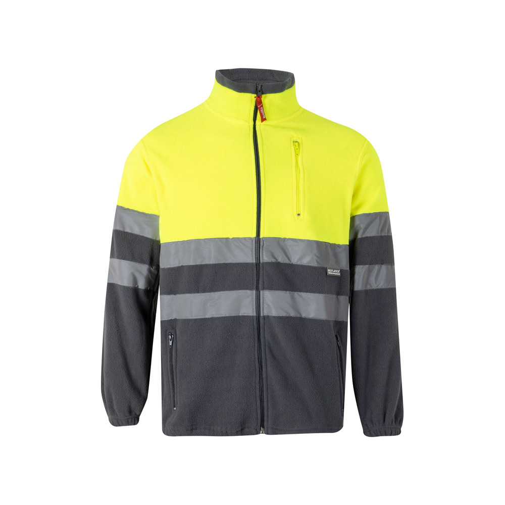 VL EROS LARGE. Two-tone fleece jacket (280g/m²), in polyester (100%)