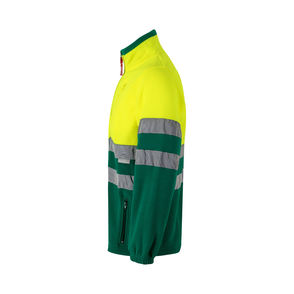 VL EROS LARGE. Two-tone fleece jacket (280g/m²), in polyester (100%)