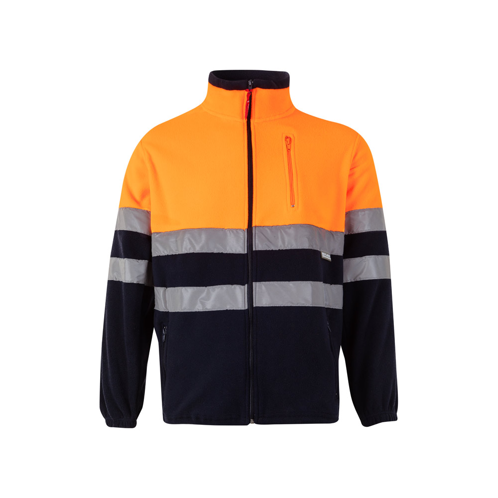 VL EROS LARGE. Two-tone fleece jacket (280g/m²), in polyester (100%)