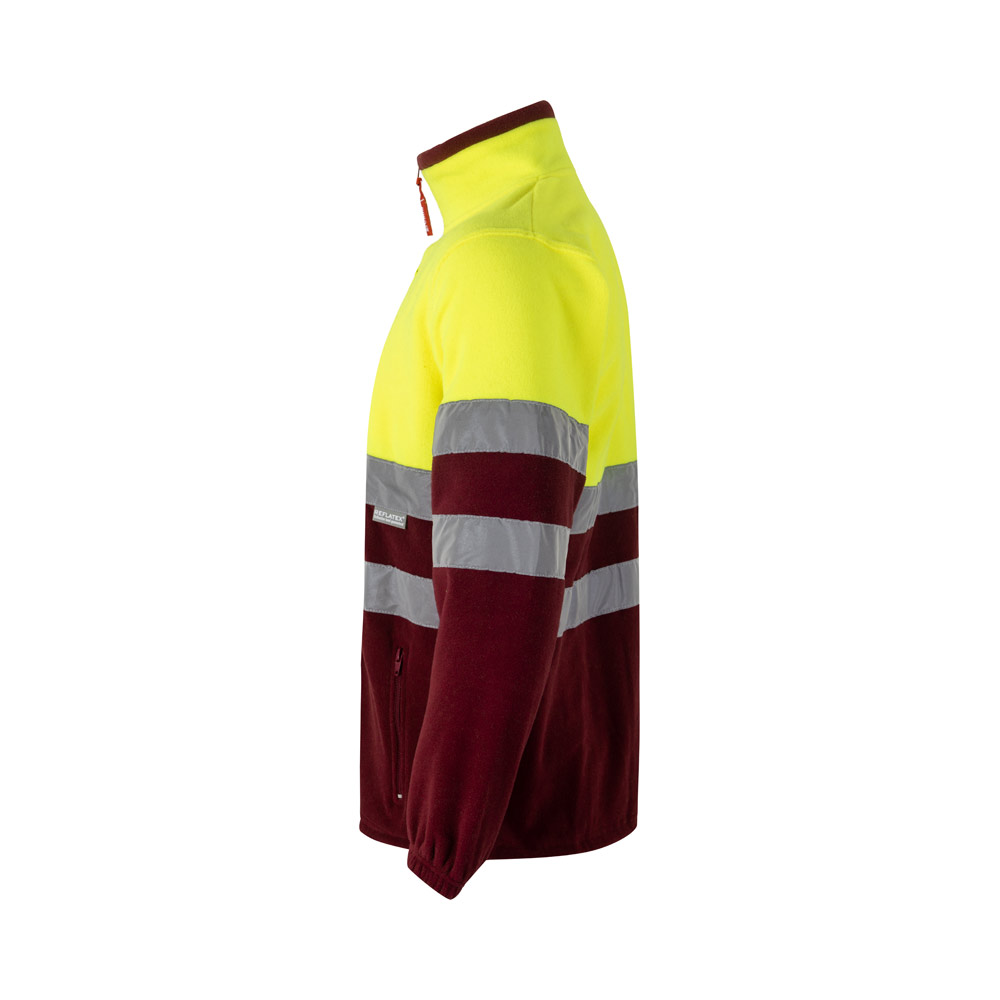 VL EROS LARGE. Two-tone fleece jacket (280g/m²), in polyester (100%)