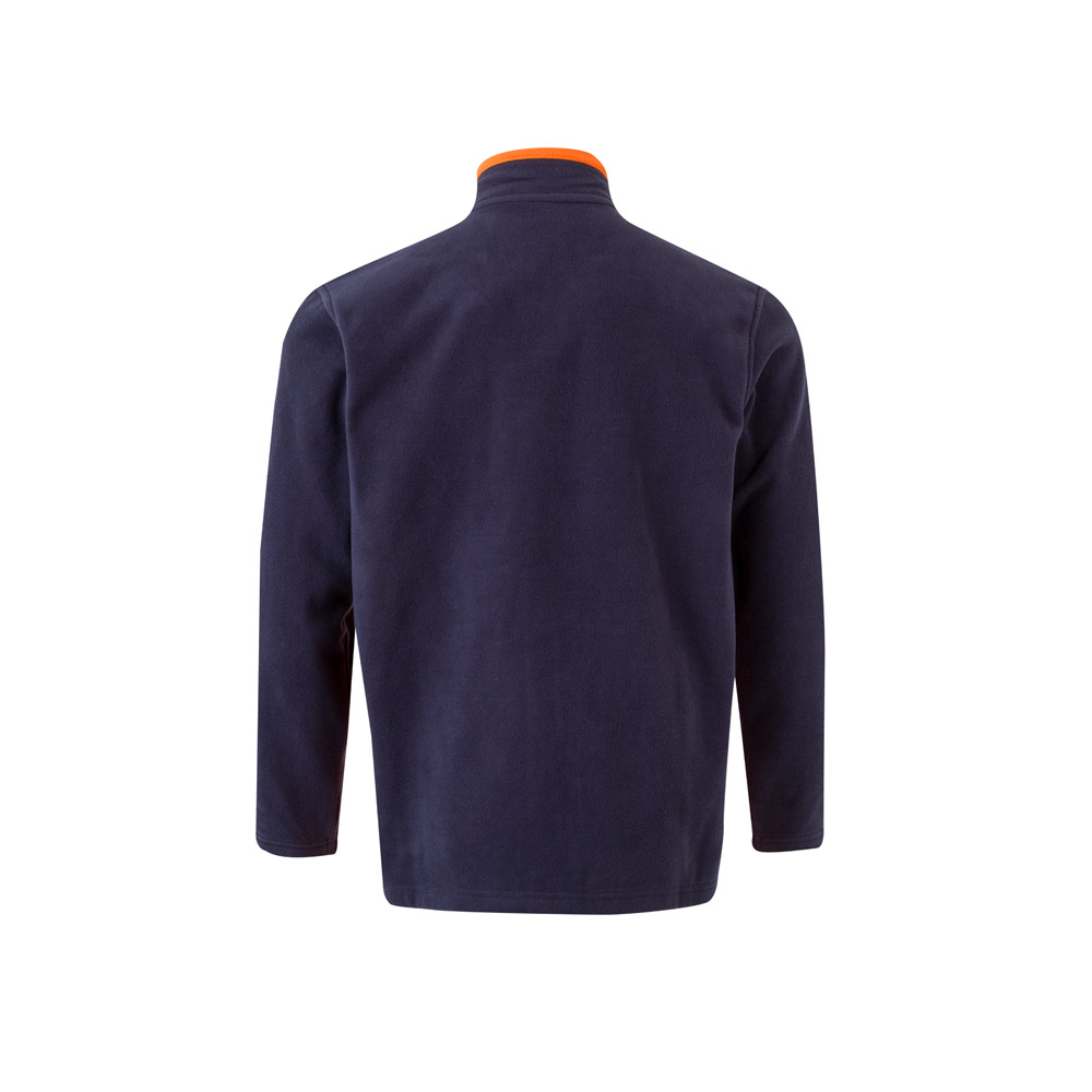 VL GERAS. Two-tone fleece jacket (220g/m²) in polyester (100%)