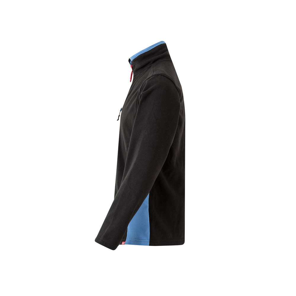 VL GERAS. Two-tone fleece jacket (220g/m²) in polyester (100%)