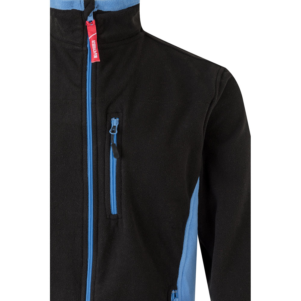 VL GERAS. Two-tone fleece jacket (220g/m²) in polyester (100%)