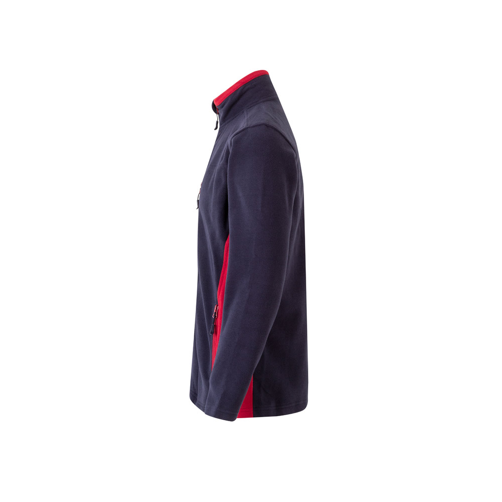 VL GERAS. Two-tone fleece jacket (220g/m²) in polyester (100%)