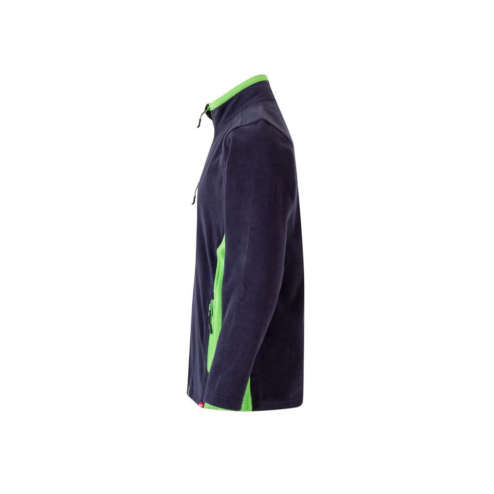 VL GERAS. Two-tone fleece jacket (220g/m²) in polyester (100%)