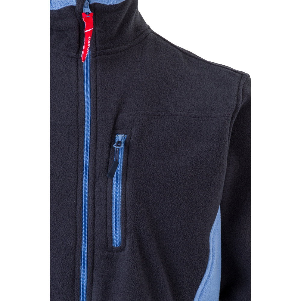 VL GERAS. Two-tone fleece jacket (220g/m²) in polyester (100%)