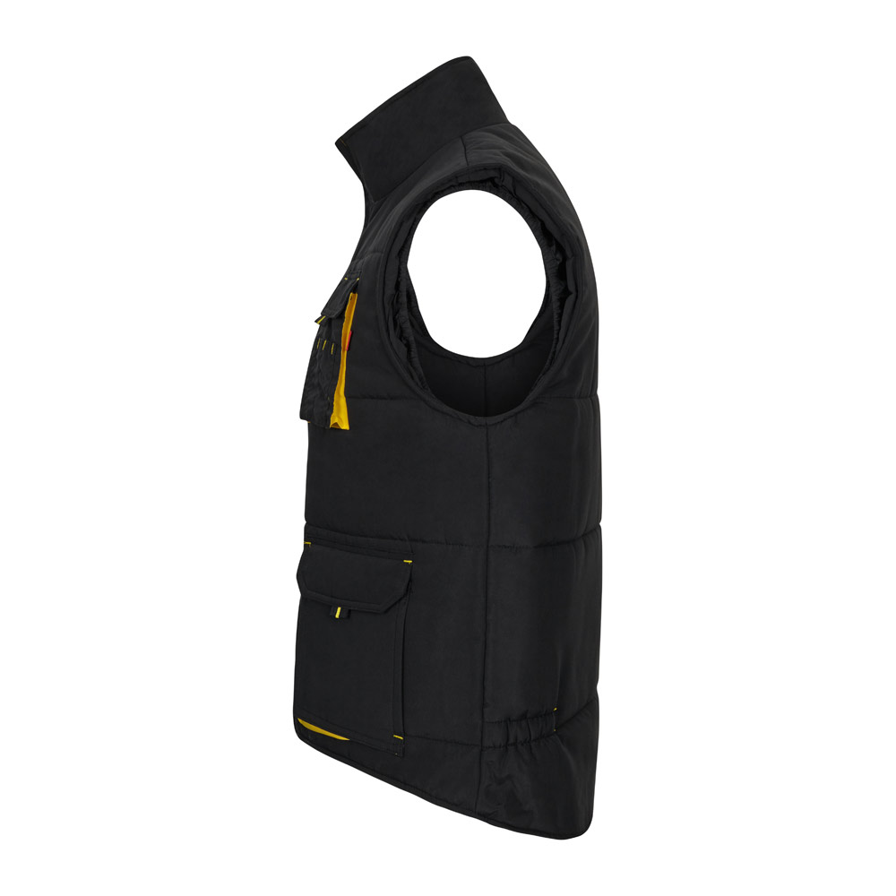 VL NERGAL. Padded vest, two-tone, multi-pocket (120g/m²), in polyester (100%)
