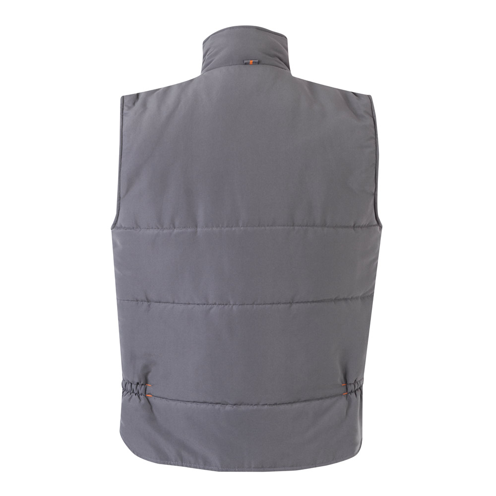 VL NERGAL. Padded vest, two-tone, multi-pocket (120g/m²), in polyester (100%)