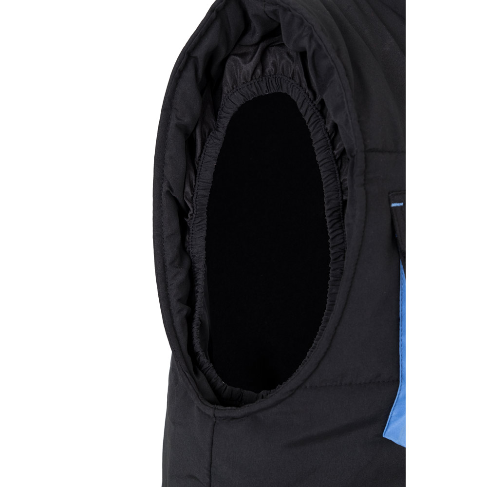 VL NERGAL. Padded vest, two-tone, multi-pocket (120g/m²), in polyester (100%)