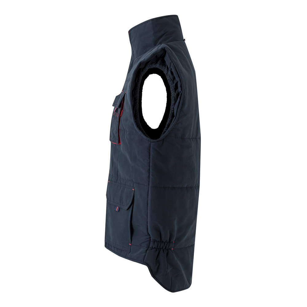 VL NERGAL. Padded vest, two-tone, multi-pocket (120g/m²), in polyester (100%)