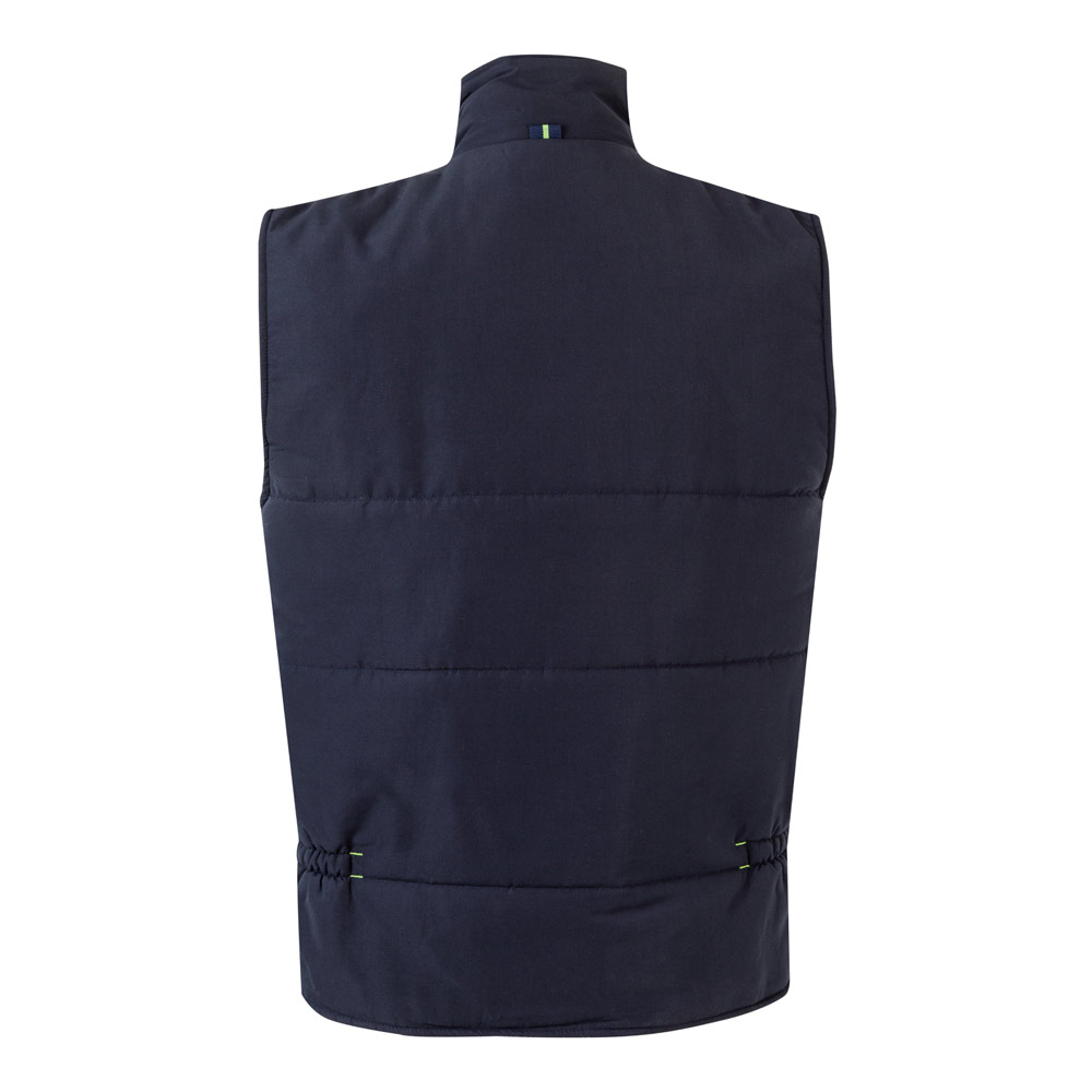 VL NERGAL. Padded vest, two-tone, multi-pocket (120g/m²), in polyester (100%)