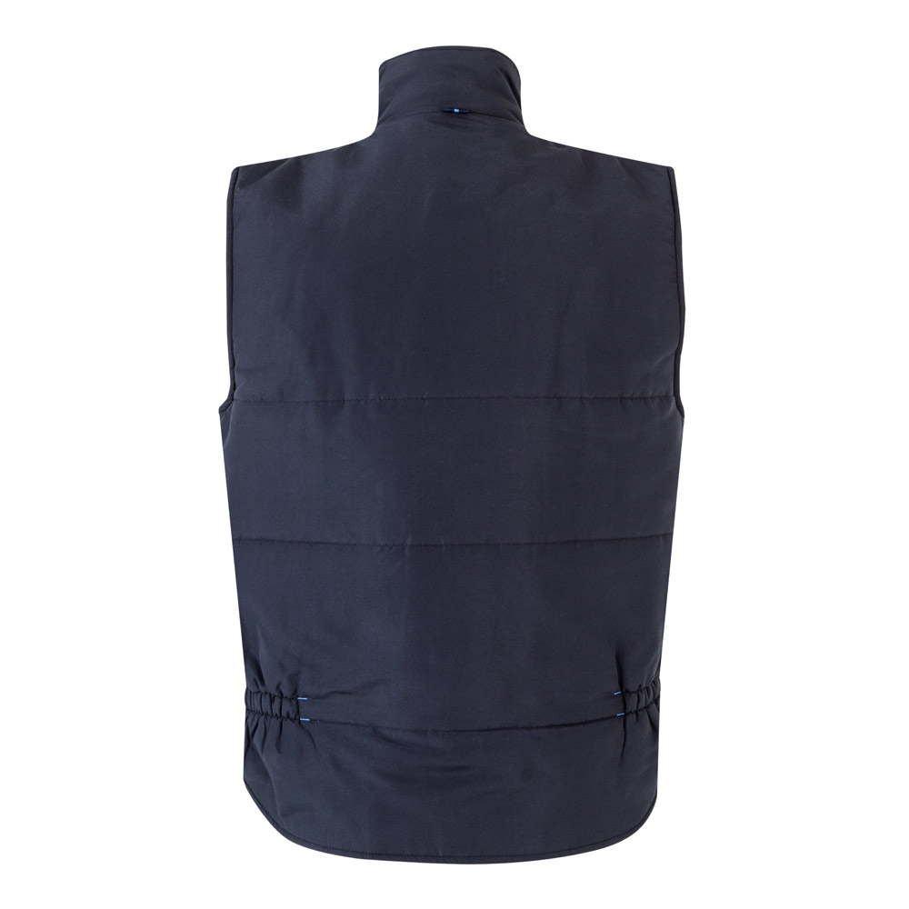 VL NERGAL. Padded vest, two-tone, multi-pocket (120g/m²), in polyester (100%)