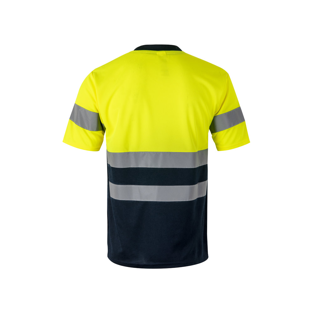 VL BRAHMA LARGE. Two-tone bird-eye technical T-shirt (140g/m²), in polyester (100%)