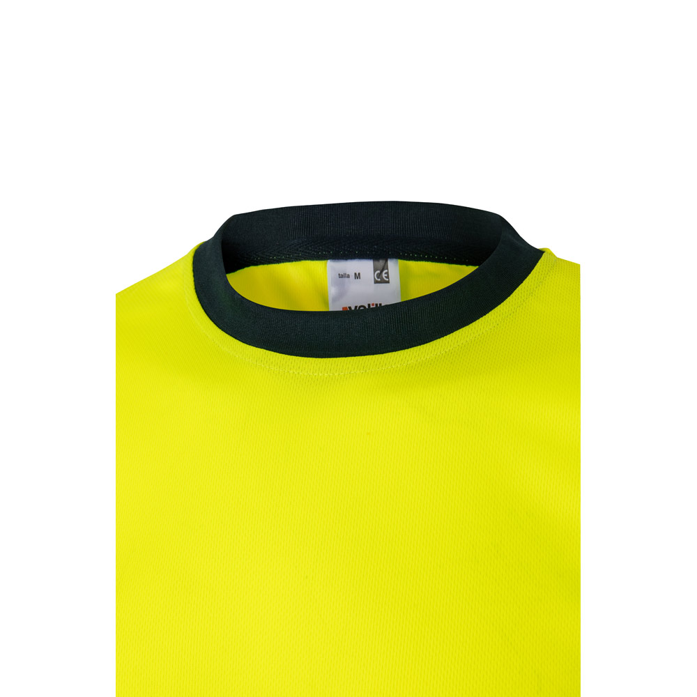 VL BRAHMA LARGE. Two-tone bird-eye technical T-shirt (140g/m²), in polyester (100%)