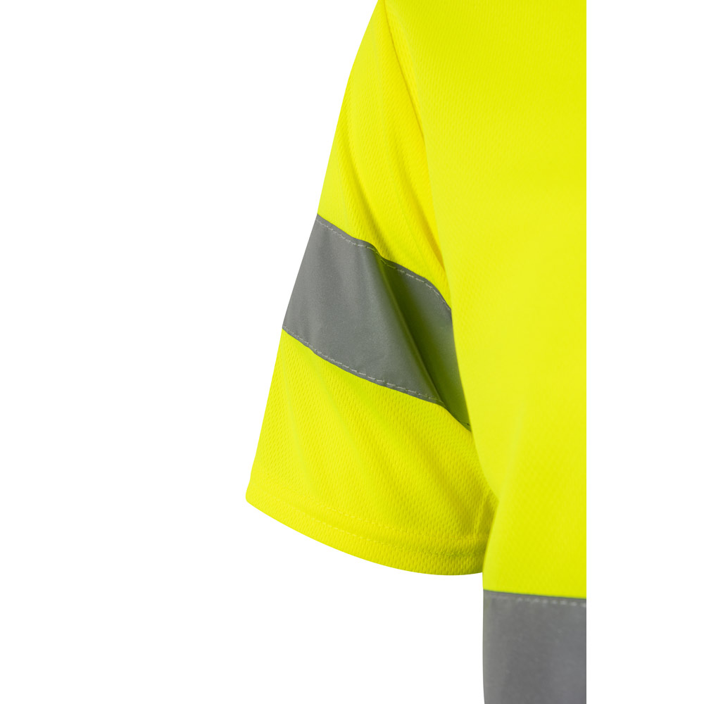 VL BRAHMA LARGE. Two-tone bird-eye technical T-shirt (140g/m²), in polyester (100%)