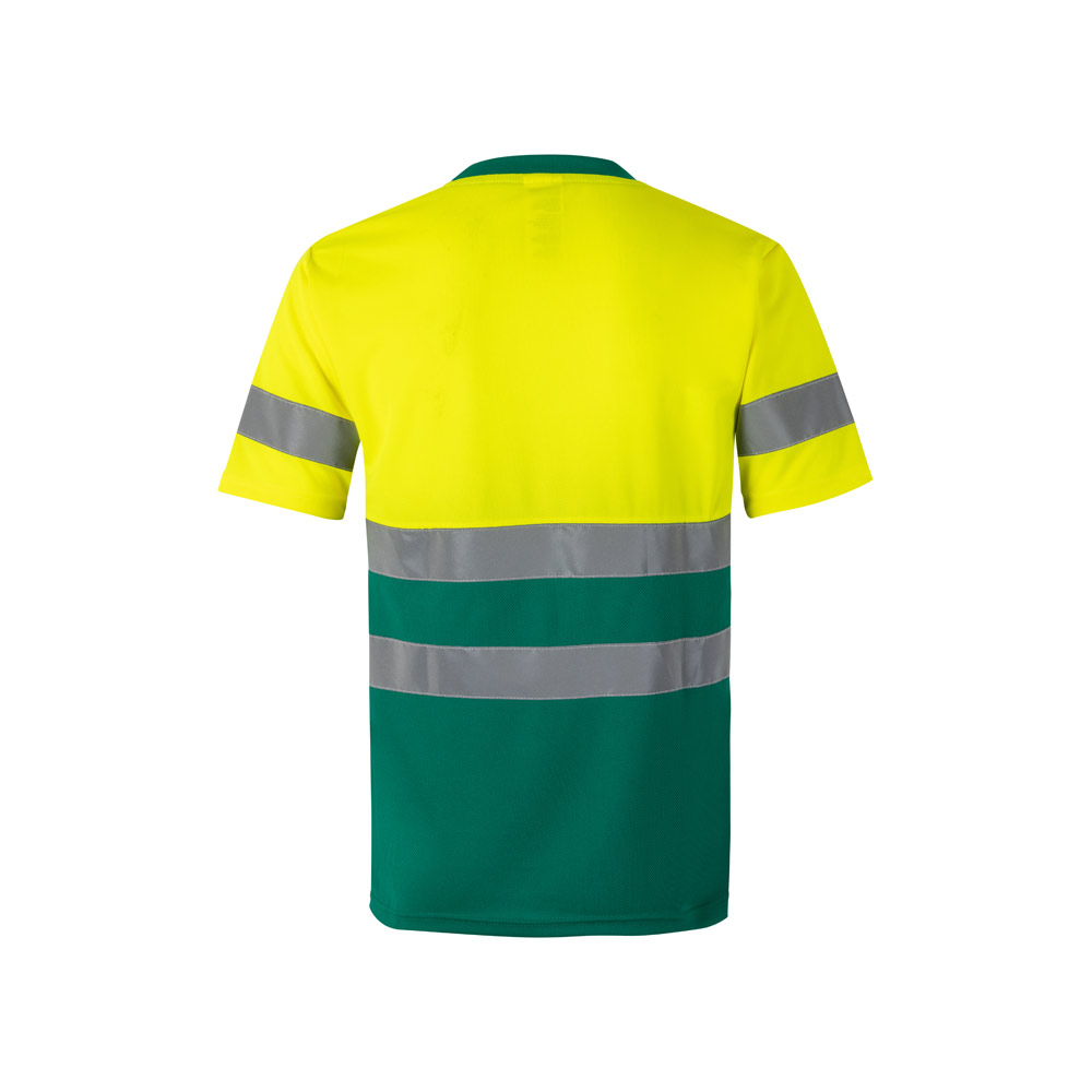 VL BRAHMA LARGE. Two-tone bird-eye technical T-shirt (140g/m²), in polyester (100%)