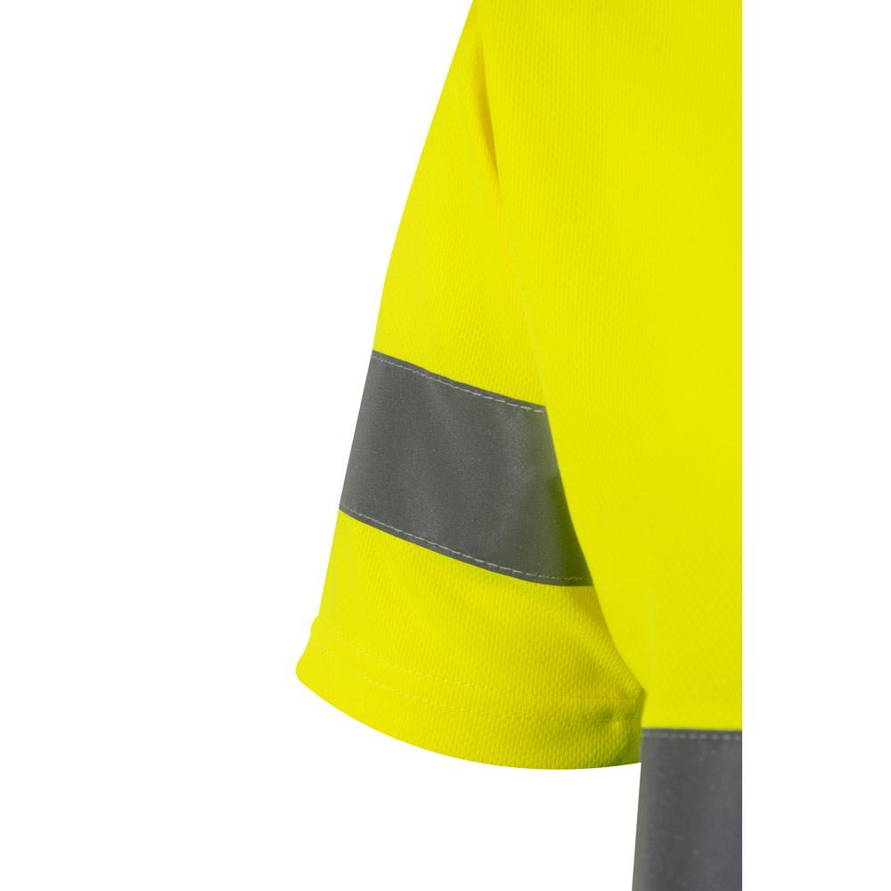 VL BRAHMA LARGE. Two-tone bird-eye technical T-shirt (140g/m²), in polyester (100%)