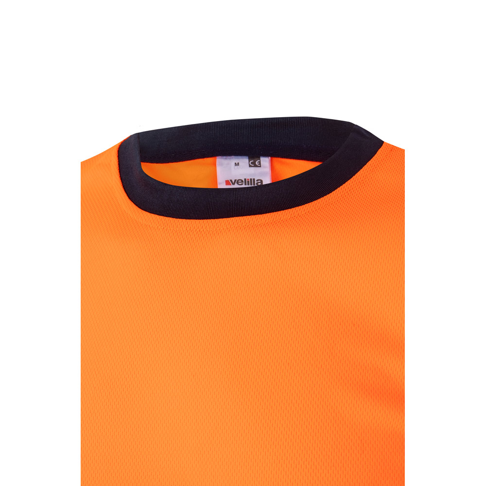 VL BRAHMA LARGE. Two-tone bird-eye technical T-shirt (140g/m²), in polyester (100%)