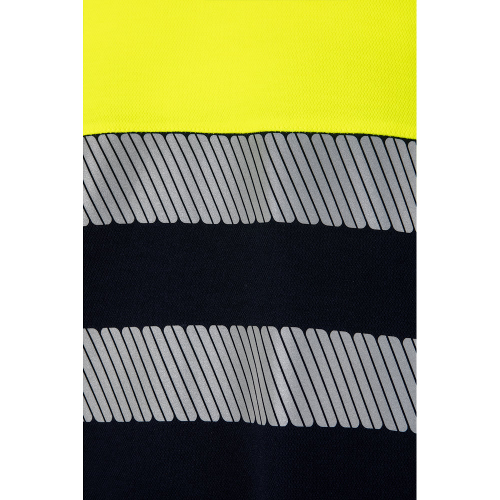 VL BASTET. Two-tone piqué T-shirt (150g/m²), in cotton (55%) and polyester (45%)