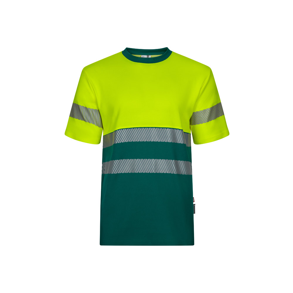 VL BASTET. Two-tone piqué T-shirt (150g/m²), in cotton (55%) and polyester (45%)