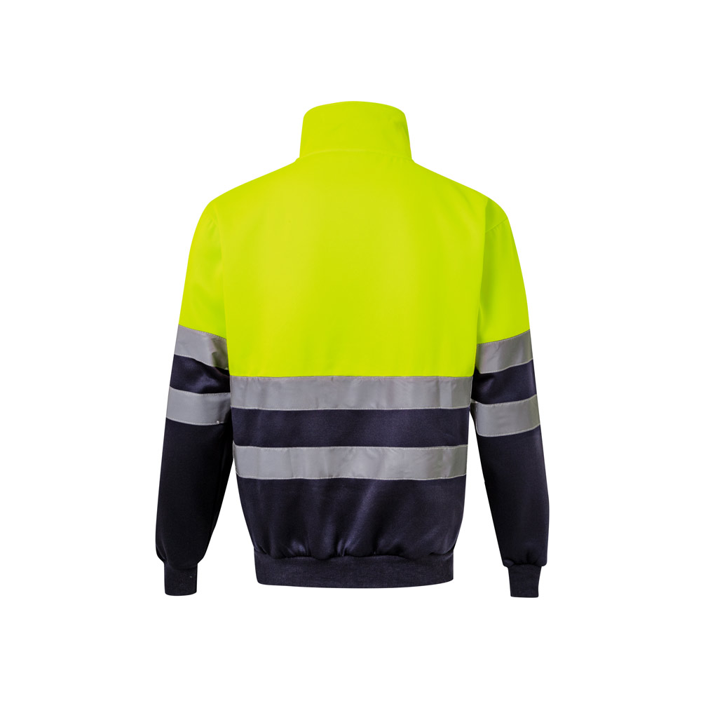 VL THOR. Two-tone sweatshirt (300g/m²) in polyester fleece (100%)