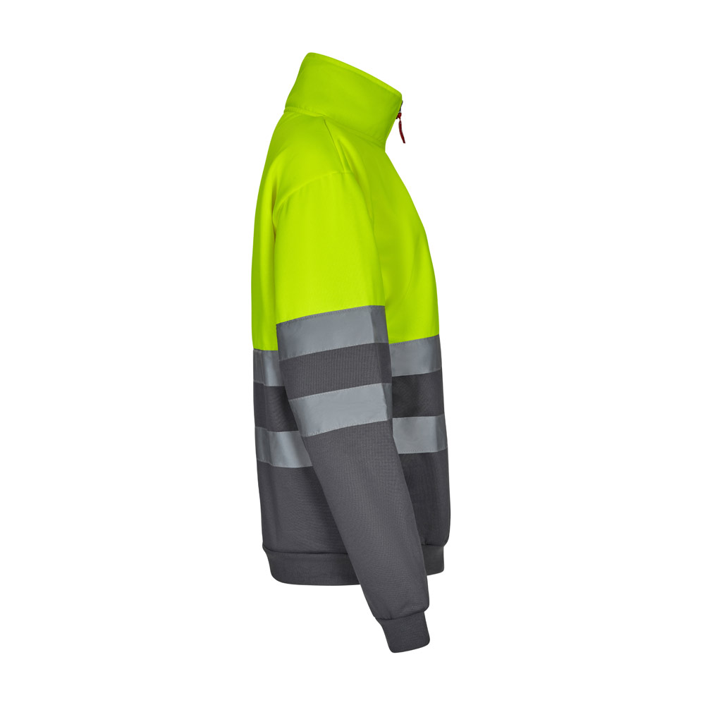 VL THOR. Two-tone sweatshirt (300g/m²) in polyester fleece (100%)