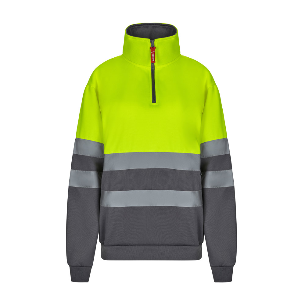 VL THOR. Two-tone sweatshirt (300g/m²) in polyester fleece (100%)