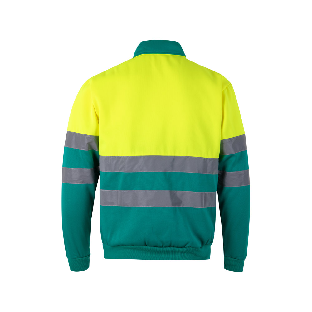 VL THOR. Two-tone sweatshirt (300g/m²) in polyester fleece (100%)