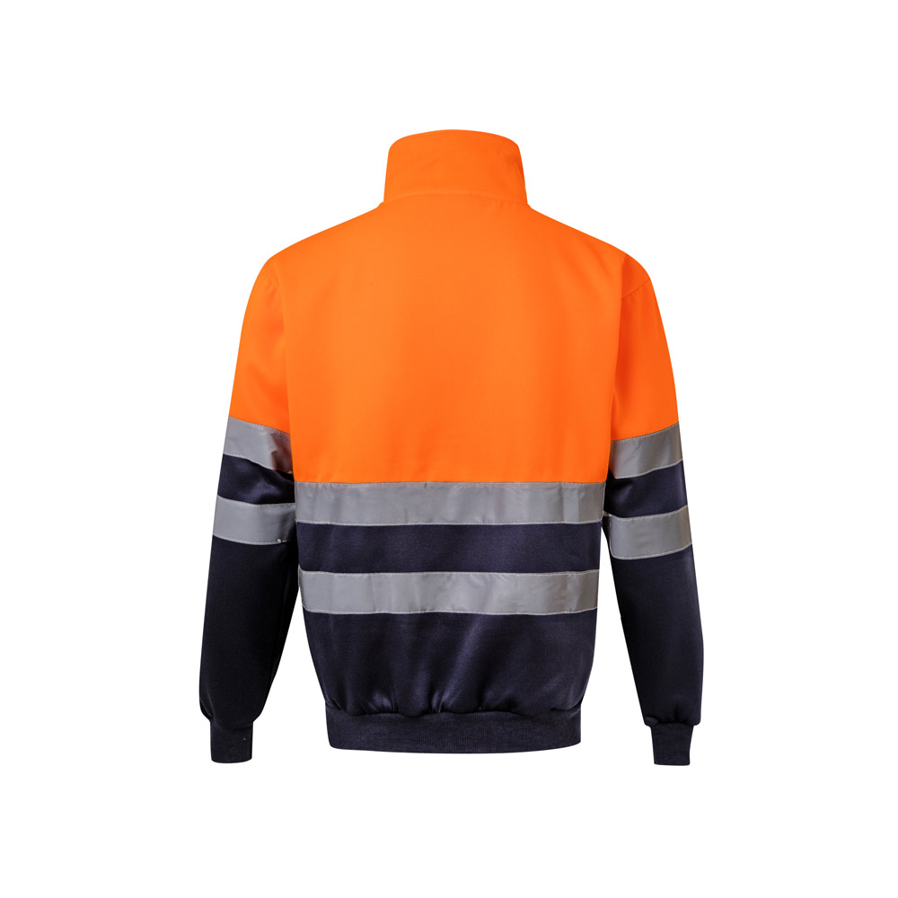 VL THOR. Two-tone sweatshirt (300g/m²) in polyester fleece (100%)