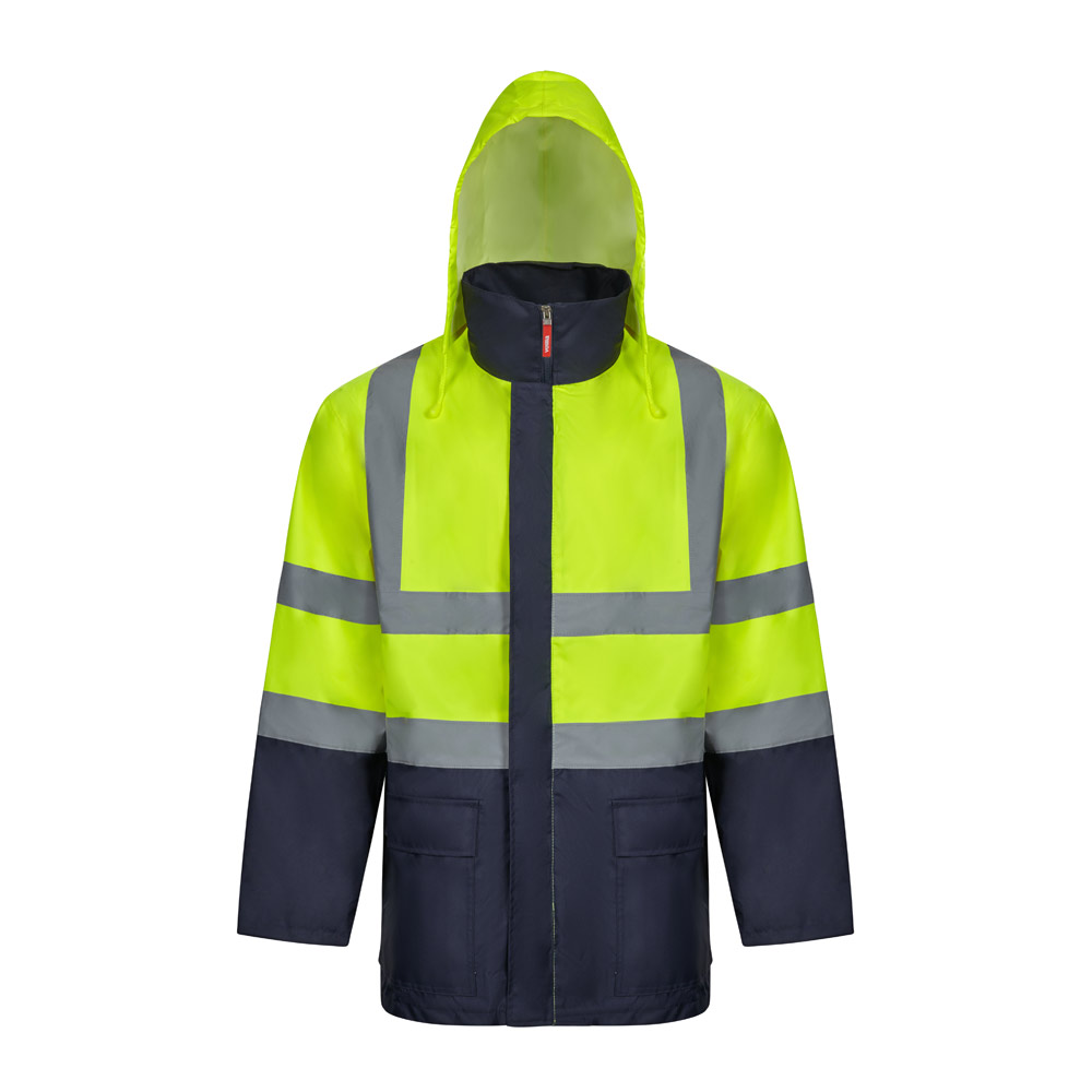 VL JUNO. Two-tone 4-in-1 parka (180g/m²), in polyester (100%) with PU coating