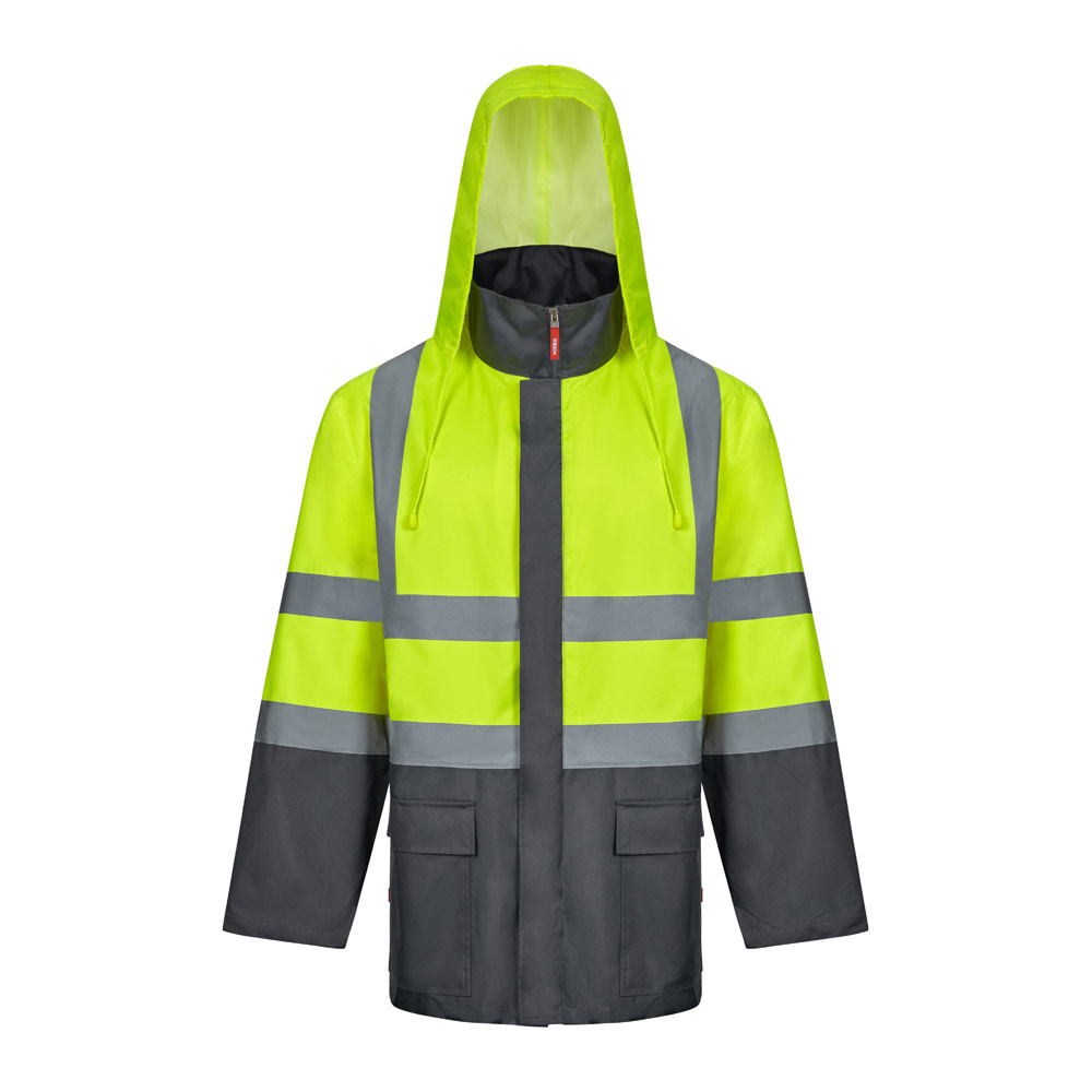 VL JUNO. Two-tone 4-in-1 parka (180g/m²), in polyester (100%) with PU coating