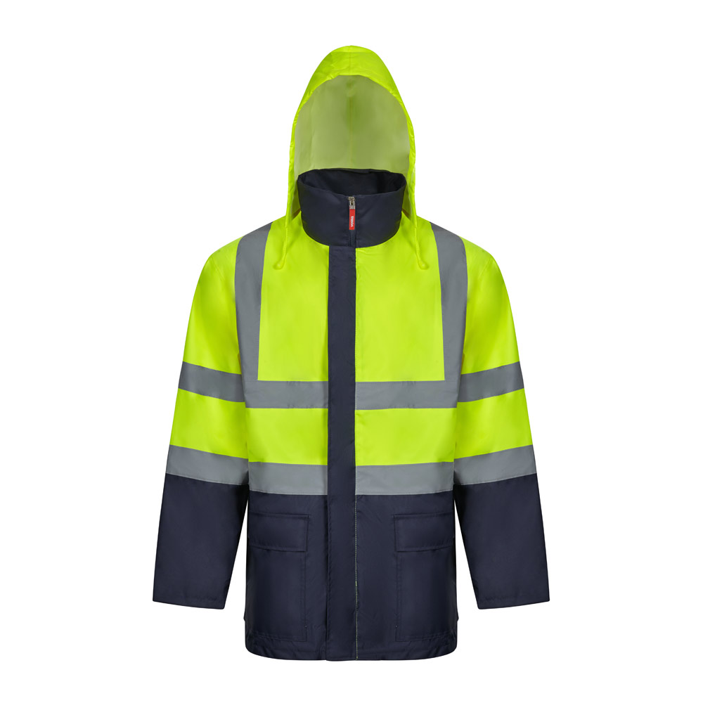 VL JUNO LARGE. Two-tone 4-in-1 parka (180g/m²), in polyester (100%) with PU coating