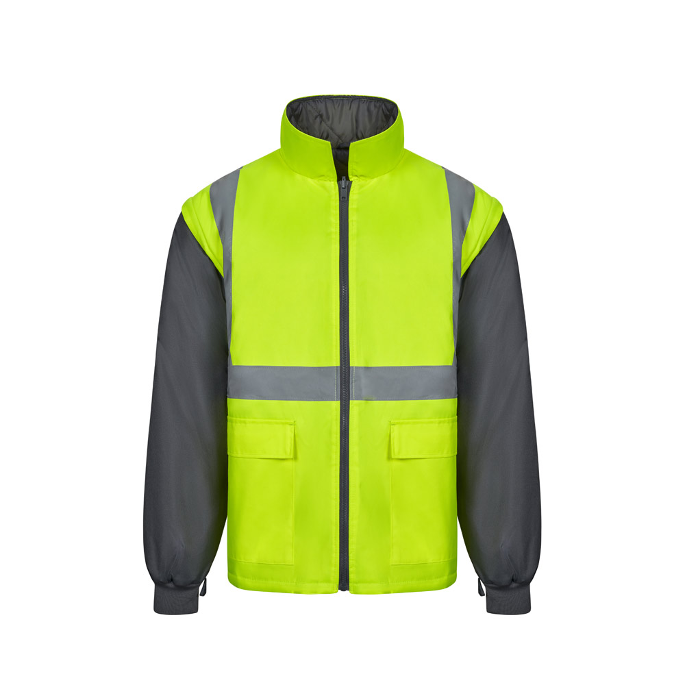 VL JUNO LARGE. Two-tone 4-in-1 parka (180g/m²), in polyester (100%) with PU coating