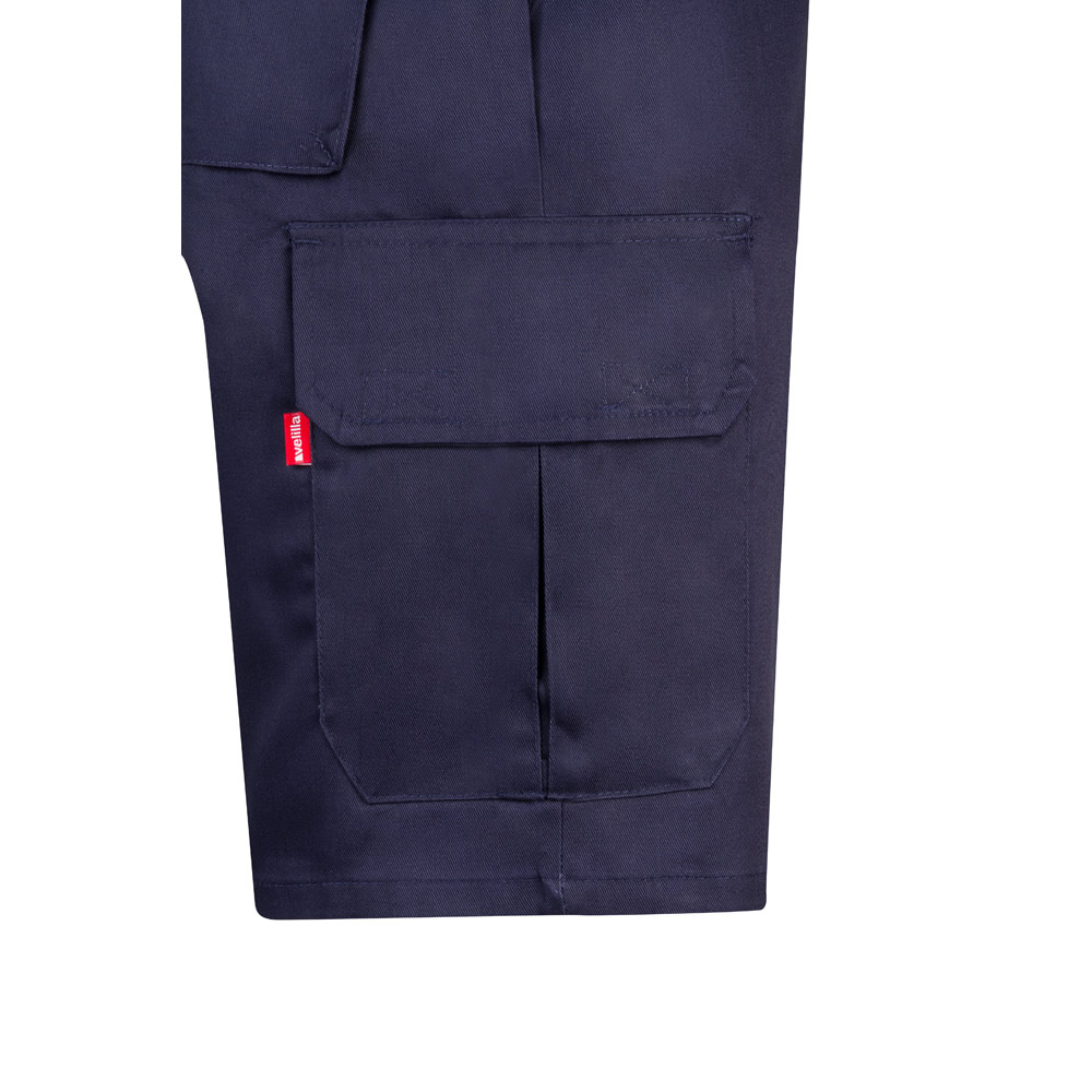 VL CHIONE. Bermuda shorts in multi-pocket twill (200g/m²), in cotton (35%) and polyester (65%)