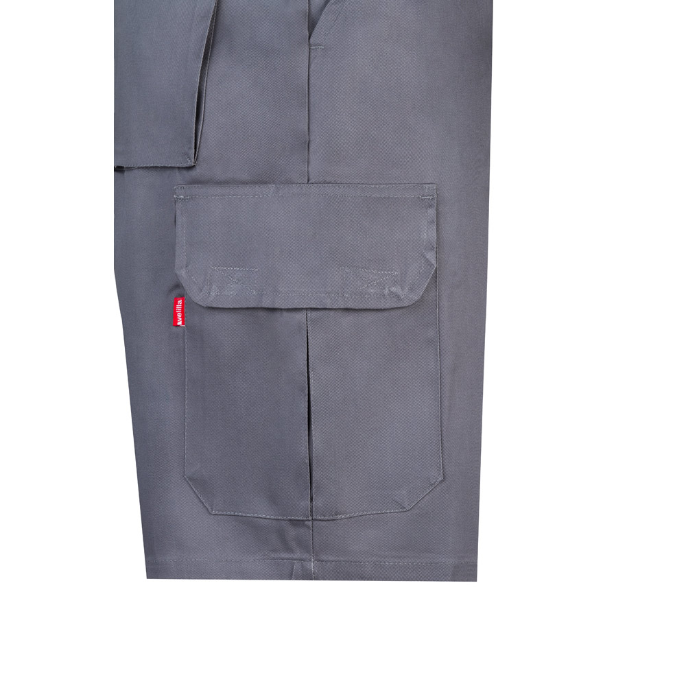 VL CHIONE. Bermuda shorts in multi-pocket twill (200g/m²), in cotton (35%) and polyester (65%)