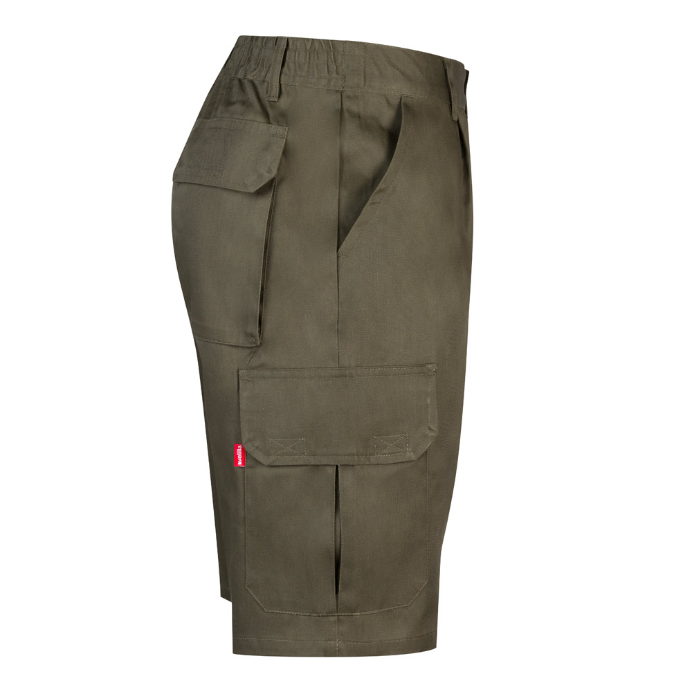 VL CHIONE. Bermuda shorts in multi-pocket twill (200g/m²), in cotton (35%) and polyester (65%)