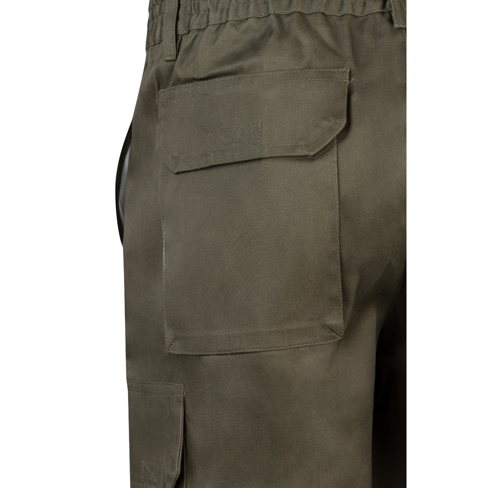 VL CHIONE. Bermuda shorts in multi-pocket twill (200g/m²), in cotton (35%) and polyester (65%)