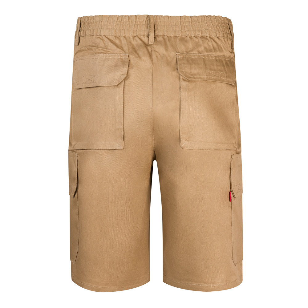 VL CHIONE. Bermuda shorts in multi-pocket twill (200g/m²), in cotton (35%) and polyester (65%)