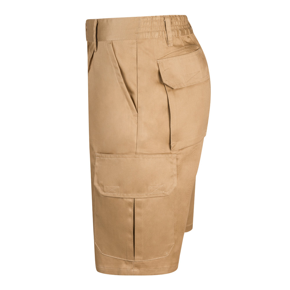VL CHIONE. Bermuda shorts in multi-pocket twill (200g/m²), in cotton (35%) and polyester (65%)