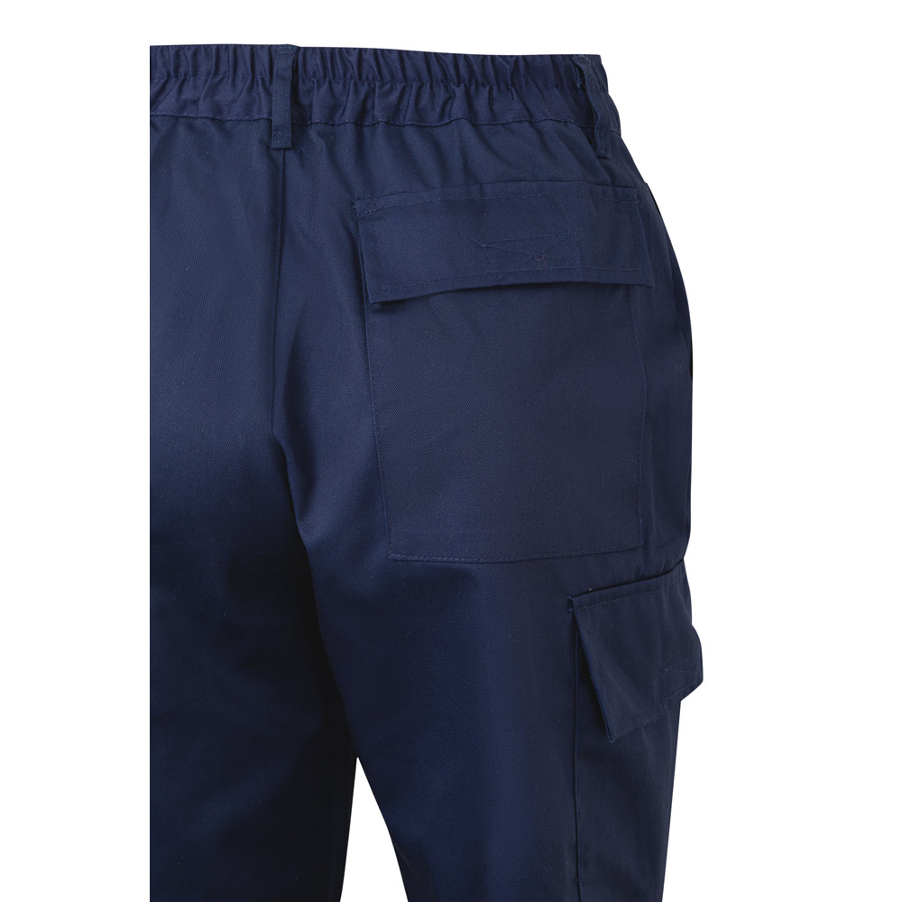 VL ARTEMIS. Two-tone trousers, in twill (190g/m²), cotton (20%) and polyester (80%)