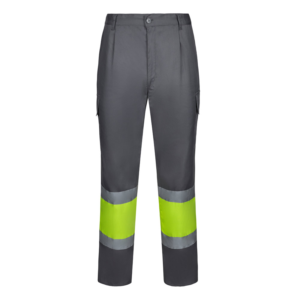 VL ARTEMIS. Two-tone trousers, in twill (190g/m²), cotton (20%) and polyester (80%)